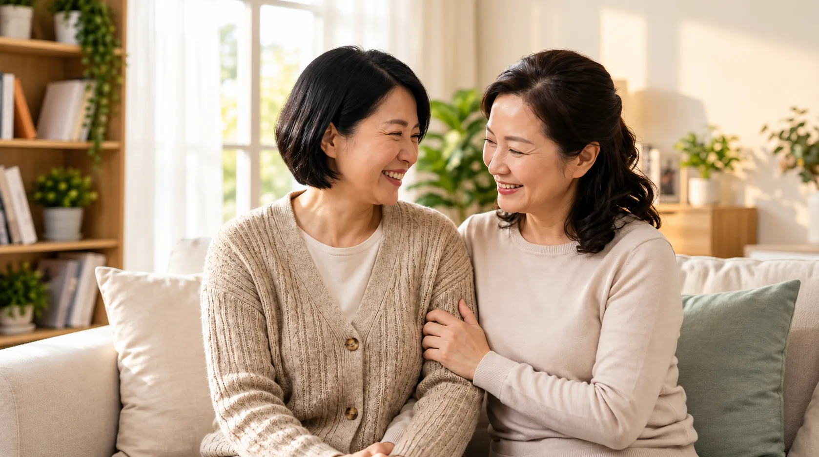 Khoảnh khắc ấm áp bên người thân