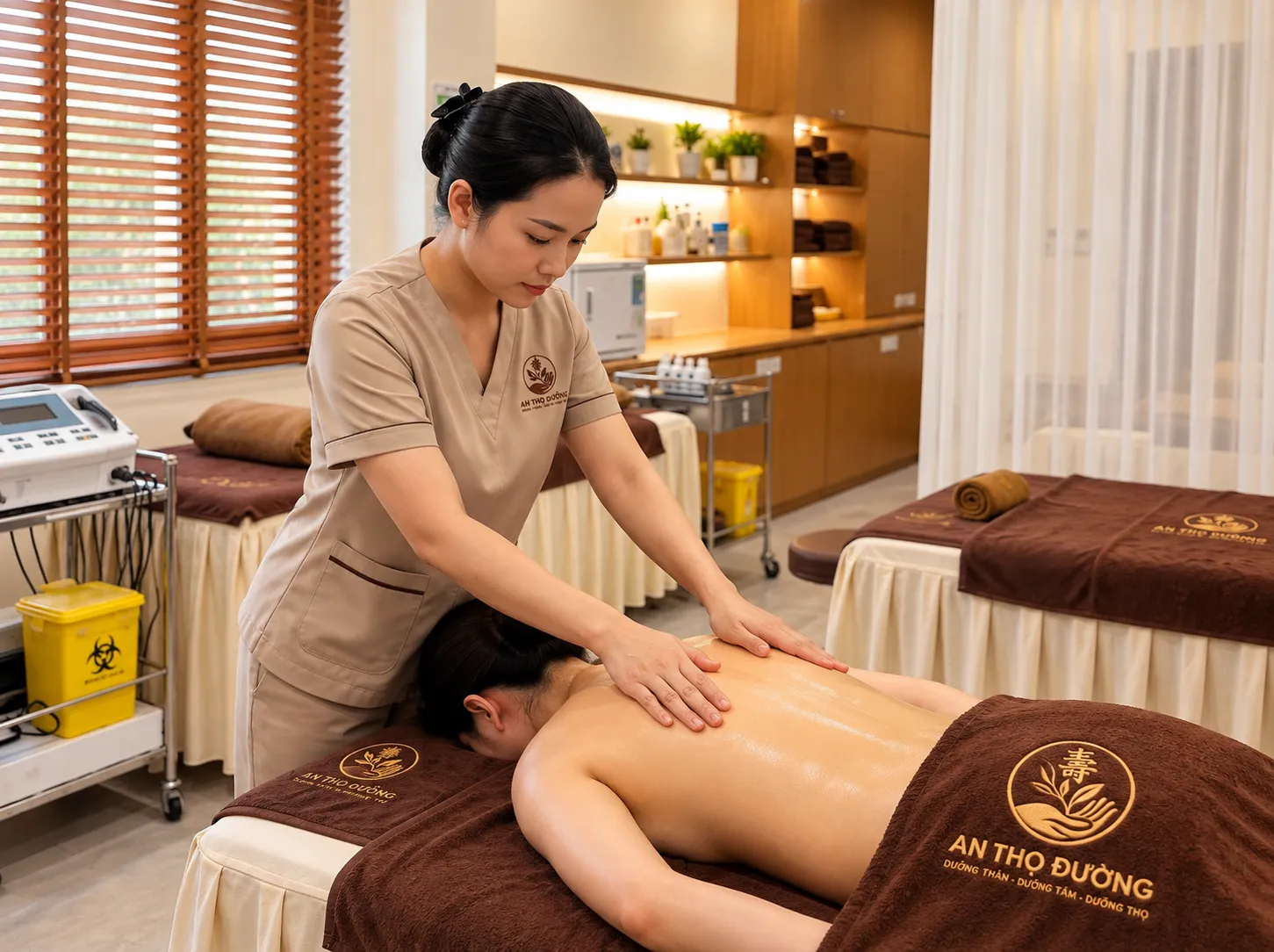 Xoa bóp bấm huyệt tại An Thọ Đường